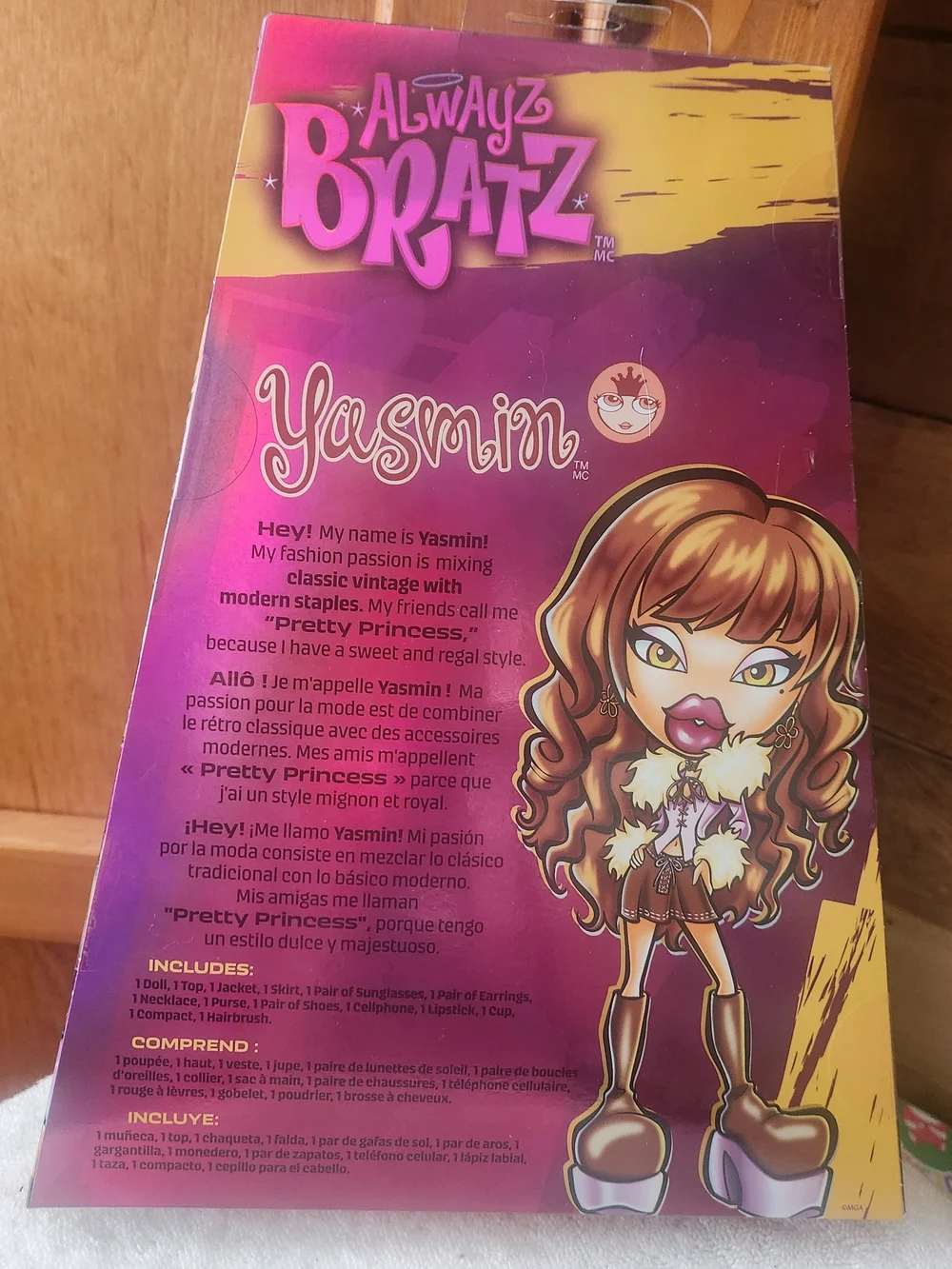 Yasmin Purple Fashion Doll by - Always Bratz NIB